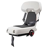 POLISPORT 8636100011 - Guppy JUNIOR Rücksitz für Fahrräder mit 26'' bis 29'' Laufrädern geeignet für Kinder Maximalgewicht von 35kg mit Verankerung am Gepäckträger Color Kühles Hellgrau/Dunkelgrau