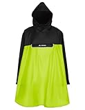 VAUDE Unisex Valero Poncho, Neon Yellow/black, XXL EU