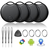 Tracker Android Air Tag Schlüsselfinder, Smart Tag kompatibel mit Google „Find Hub“-App (nur Android), Bluetooth...