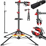 KESSER® Fahrradmontageständer Profi Reparaturständer Fahrradständer + Tasche Fahrradreparaturständer bis 30 kg...