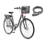 TELEFUNKEN E-Bike 28 Zoll Fahrrad für Damen & Herren | Pedelec Citybike mit 7-Gang Nabenschaltung | Rücktritt | EBike...