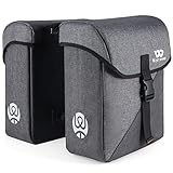 ICOCOPRO Fahrradtasche Doppeltasche, Dreidimensionale Fahrradtaschen für Gepäckträger, 35L Große Fahrradtaschen,...